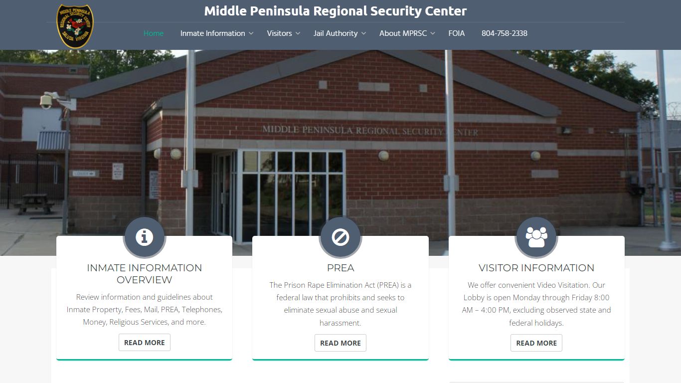 MPRSC – Middle Peninsula Regional Security Center